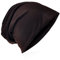 Miobo Slouch Beanie Mütze, Long, Unifarbe, Herren Damen, Sattelbraun
