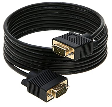 Cables Direct Online 25FT SVGA Monitor Cable - Male to Male VGA to VGA 1080P for PC, Projector, Laptop, TV