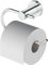 Duravit Papierrollenhalter D-Code, Toilettenpapierhalter für 1 Rolle, Klopapierhalter Wandmontage, Chrom, 165x165x99 mm