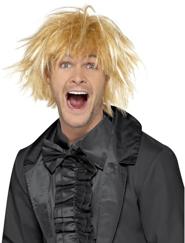 Smiffys mens 90s Messy Surfer Guy Wig,Blonde,One Size (43679)