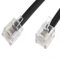 World of Data 15m RJ11 Male BT Broadband Cable ADSL Modem Router Lead - Gold Plated Contact Pins - High Speed Internet Broadband - Router or Modem to RJ11 Phone Socket or Microfilter - Black
