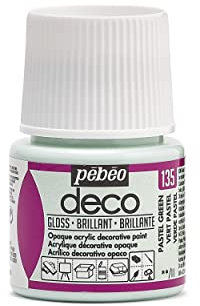 PEBEO - Pintura acrílica multisoporte - Color Opaco - Acabado Brillante - Color Verde Pastel - 45ml