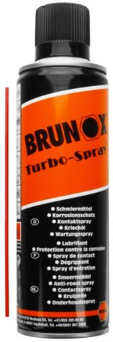 BRUNOX Turbo-Spray 5-Funktionenspray 300ml (Schmiermittel, Kriechöl / Rostlöser, Korrosionsschutzmittel, Reinigungsmittel, Kontaktspray)