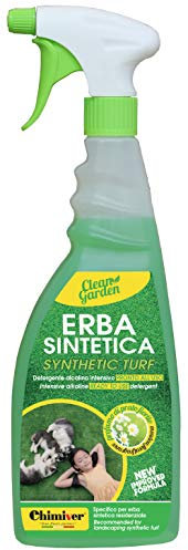 Chimiver - CLEAN Garden Pronto | Gebrauchsfertiger alkalischer Intensivreiniger, der für die Reinigung von Kunstrasen für den Wohnbereich geeignet ist. Flasche 750ml
