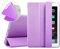 EssVita iPad Mini Custodia Case, iPad Mini 2 Inteligente Cover, Tre Volte Sonno-veglia Flip Magnetico PU Cuoio Hard Case for Apple iPad Mini 1/2/3 Viola