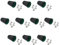 10x Würfelbecher Set Schwarz mit je 5 Würfel Knobelbecher Knobel Chicago | Würfelset Würfelspiele
