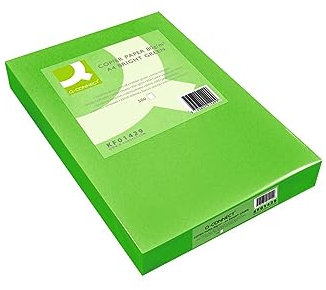 Q-CONNECT Kopierpapier bunt A4 80 GSM 1 Ries Bright Green