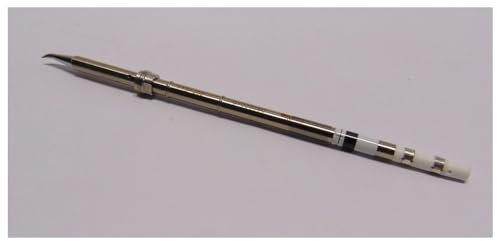 Hakko Lötspitze für FM2026, 30 °, 0,2 mm T13-J02, Spitzen-Form: spitz, erfordert Stickstoff-Heißgasdüse B2707 / Typ B, mit integrierter Heizung und Kalibrierlabel, Hakko T13-J02