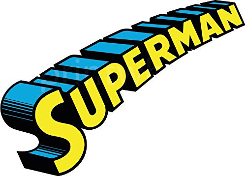 Vinyl-Aufkleber mit Superman-Logo, für Wand, Auto, Laptop, Superhelden-Comicbuch