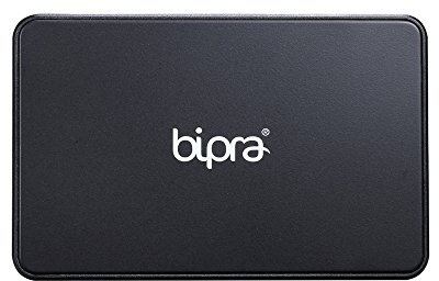 Bipra Externes Gehäuse für SATA-Festplatte Festplattengehäuse 2,5 Zoll / 63,5 mm Hard Drive Enclosure für 9,5 mm 7 mm 2,5 SATA HDD und SSD, Werkzeugfreie HDD Installation, kompatibel mit Windows 2000 / XP / Vista / 7/8, Mac OS 9.1 / 10.8.4 (Black Tool Free USB 3.0)