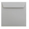 Paper24 50 quadratische Briefumschläge 220 x 220 mm, 22x22 cm, 120 g/m² mit Haftstreifen Farbe: 04 Grau