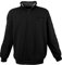 Lavecchia Übergrössen !!! Schickes Sweatshirt mit Troyerkragen und Zipper in 2 Farben LV-2100, Black, 4XL