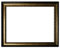 Barockrahmen Silber fein verziert 246 ARG, Leerrahmen, 50x70 cm