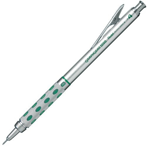 Pentel GraphGear 1000 Druckbleistift, 0,3 mm 0,4 mm grün