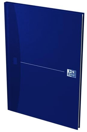 Oxford gebundenes Buch A4 liniert 192 Seiten, original blue/blau