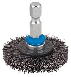 wolfcraft Steel Wire Wheel Brush, Twisted I 2119000
