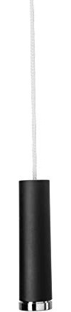 Croydex AJ247641 Noir Black and Chrome Light Pull