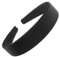 Serre-tête en plastique recouvert de satin noir de 2,5 cm, sans dents, pour femmes et filles Glitz4Girlz