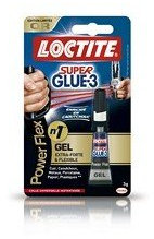 Loctite - Super Glue Powerflex en gel - Le tube de 3g