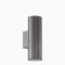 EGLO LED Außen-Wandlampe Riga, 2 flammige Außenleuchte, Wandleuchte aus verzinktem Stahl, Farbe: Antik-Braun, IP44