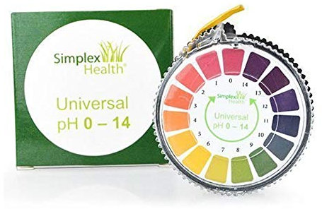 Simplex Health pH-Indikator Lackmus-Test Papier-Streifen Roll, 0-14 Für Wasser - 5 Meter