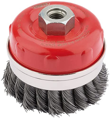 Draper Expert 52633 100 mm x M14 Twist Knot Wire Cup Brush