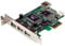 StarTech.com Adaptador Tarjeta PCI Express Perfil Bajo PCI-e USB 2.0 de Alta Velocidad 3 Puertos Externos y 1 Interno - 4x USB A Hembra