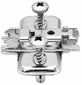 Blum Clip Cross Mounting Plate Expando HV: Long hole, Distance 0 mm