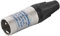 MONACOR 29.205 CTG-1NOISE XLR-Funktionstester, 48 V, mit integriertem Rosa-Rauschen-Generator, Chrom/schwarz