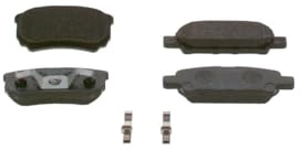 Bosch BP952 - Brake Pads Car Rear Axle - Bosch Quality - Reduced Noise and Dust - ECE-R90 Certified - Copper-Free - 1 Set of 4 Pads
