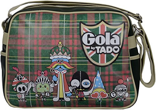 Gola TUB359 REDFORD TARTAN TEAM Umhängetasche Damen grün GREEN/RED/ECRU UNI