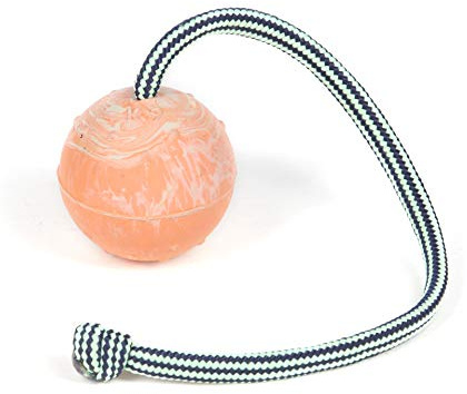JULIUS K-14 IDC Kautschuk Ball mit Schnur, Genoppt, 60 mm