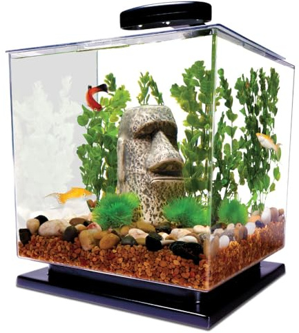 Tetra Cube Starter 3 Gallon Fish Tank Kit for Small Freshwater Fish