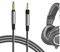 GEEKRIA QuickFit Audio Kabel Kompatibel mit Audio-Technica ATH-M50x ATH-M40x ATH-M50 ATH-M60x ATH-M40 ATH-M70x Kopfhörer, 2.5mm AUX Ersatz-Stereokabel (1.2m)