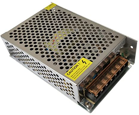 AC 110V to DC 12V 10A 120W Universal Regulated Switching Power Supply Adapter Transformer Driver Converter for LED Strip Light, CCTV Security Camera System, Computer Project