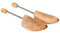 tectake 1 Paar Schuhspanner mit Spiralfeder Schuhweiter Lotusholz Holz - diverse Größen - (44-45 | Nr. 402248)