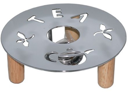 Cha Cult Tea Stövchen - 17cm, Silber, Metall, Teewärmer