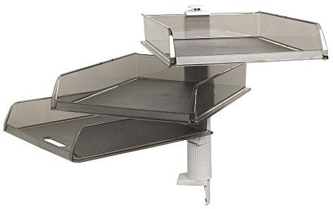 Exacompta 12027D Colonne Ruotanti, Grigio Chiaro/Grigio Traslucido, 39.5 x 27.2 x 38.7
