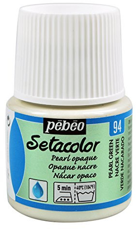 PEBEO 202-094 Setacolor Fabric Paint, Pearl Green