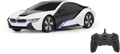 JAMARA BMW I8 1:24 2,4GHz - offiziell lizenziert, ca zu 1 Stunde Fahrzeit bei ca. 9 Km/h, perfekt nachgebildete Details, hochwertige Verarbeitung