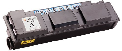 Kyocera TK-450 Toner Schwarz 1T02J50EU0. Toner Drucker kompatibel für ECOSYS FS-6970DN. Original Tonerkartusche für bis zu 15000 Seiten.