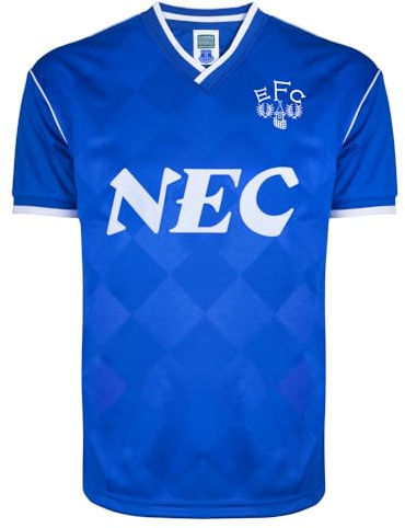 Score Draw Everton 1987 Retro Football Shirt