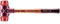 Simplex Schonhammer, Plastik; mit Tempergussgehäuse und hochwertigem Holzstiel | D=40 mm | 3006.040