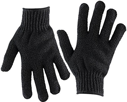 newgen medicals Hornhaut Handschuhe: 1 Paar Peeling-Handschuhe, Einheitsgröße (Körperpeeling, Peeling für Massage, Waschmaschine)