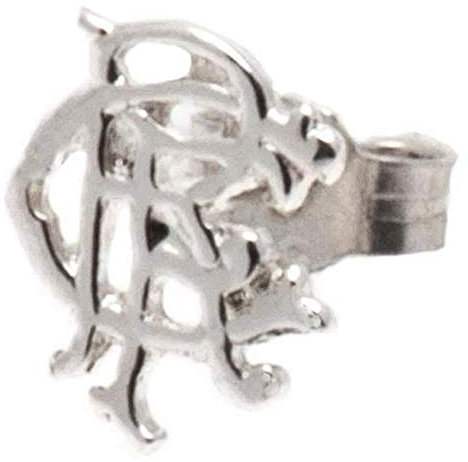 Rangers F.C. Sterling Silver Stud Earring