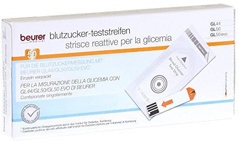 Beurer Gl44/Gl50 Blutzuckerteststreifen Folie