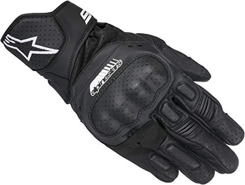Alpinestars Handschuhe SP-5 Leder Motorrad Sporthandschuh schwarz Größe XXL / 11