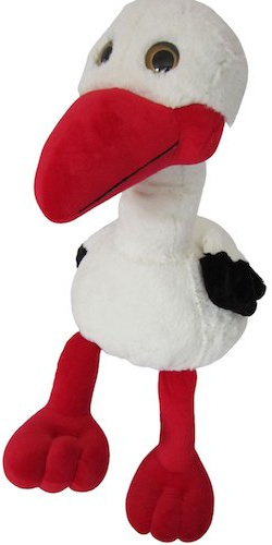 Sweety Toys 4485 XXL SUPER SÜSSER Storch GINO kuschelweich 70cm