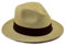 Chapeau Panama Traditionnel. Roulable et tissé. Paille naturelle. Gamme de couleurs. Extrêmement léger et respirable., Brun, 55