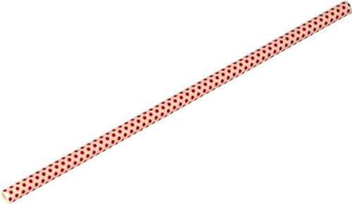 Zak Designs 1165-8880 Swirl Paille Blanc/Rouge 23 cm